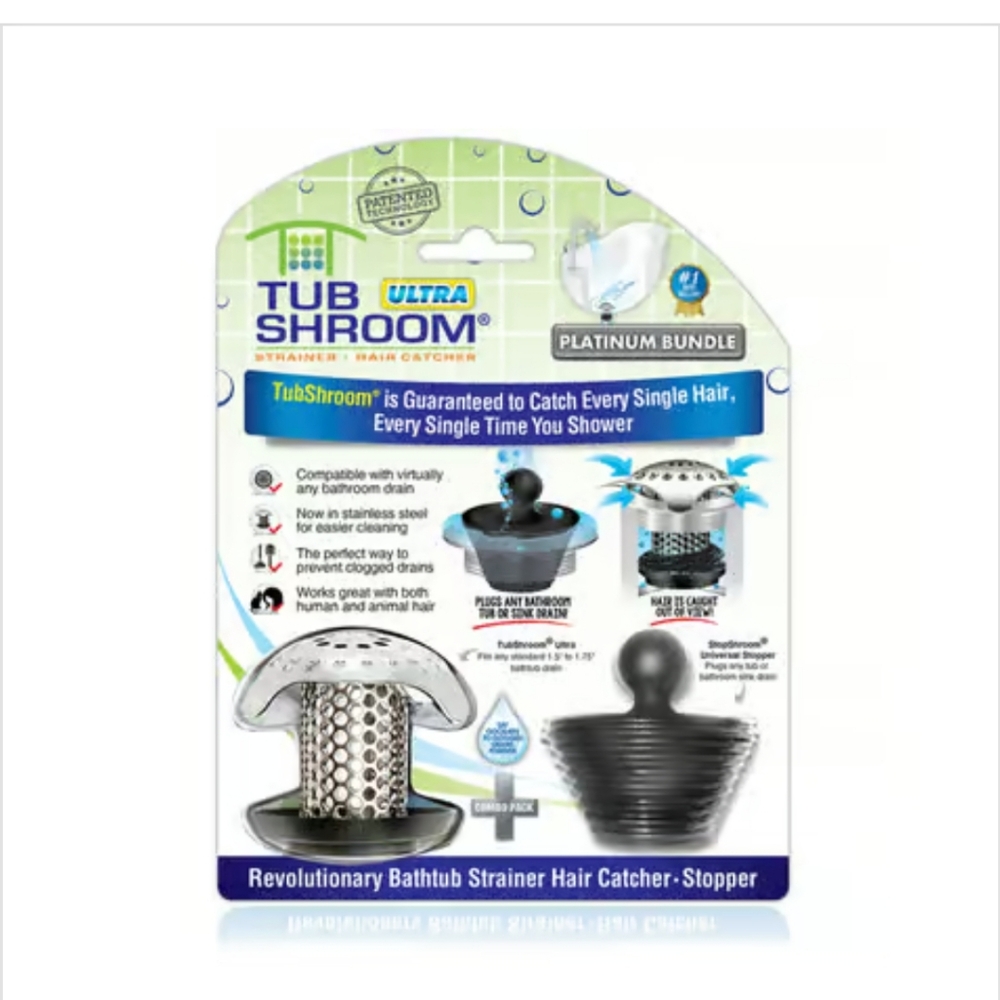 TubShroom Ultra Stainless Steel Drain Protector